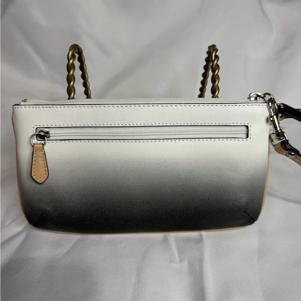 Coach Ombre White to Black Wristlet Clutch NWOT - Picture 2 of 7
